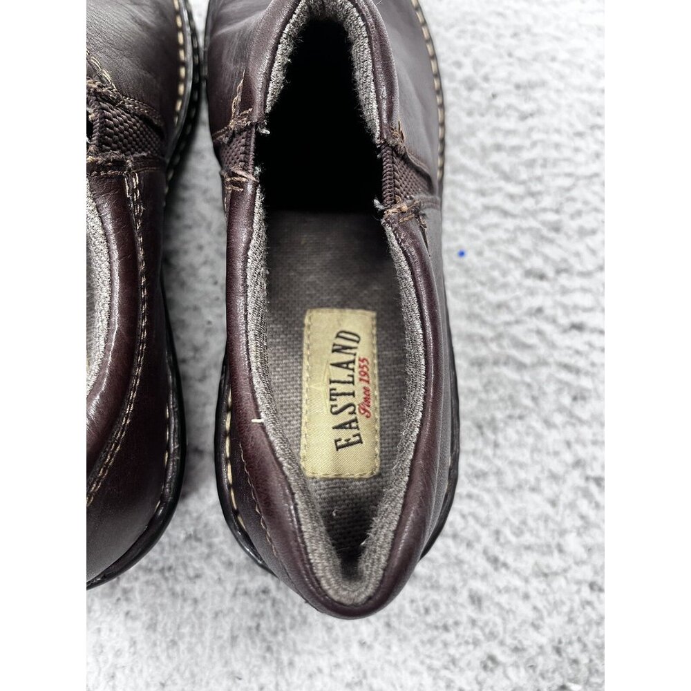 Women's Eastland Amore Brown Slip On Mule Shoes Size 10 M - Picture 5 of 10